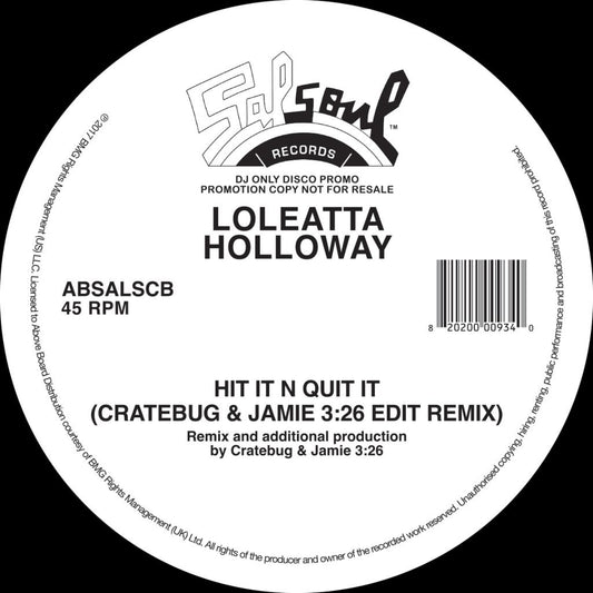 Hit It N Quit It (Jamie 3:26 and Cratebug Edit)