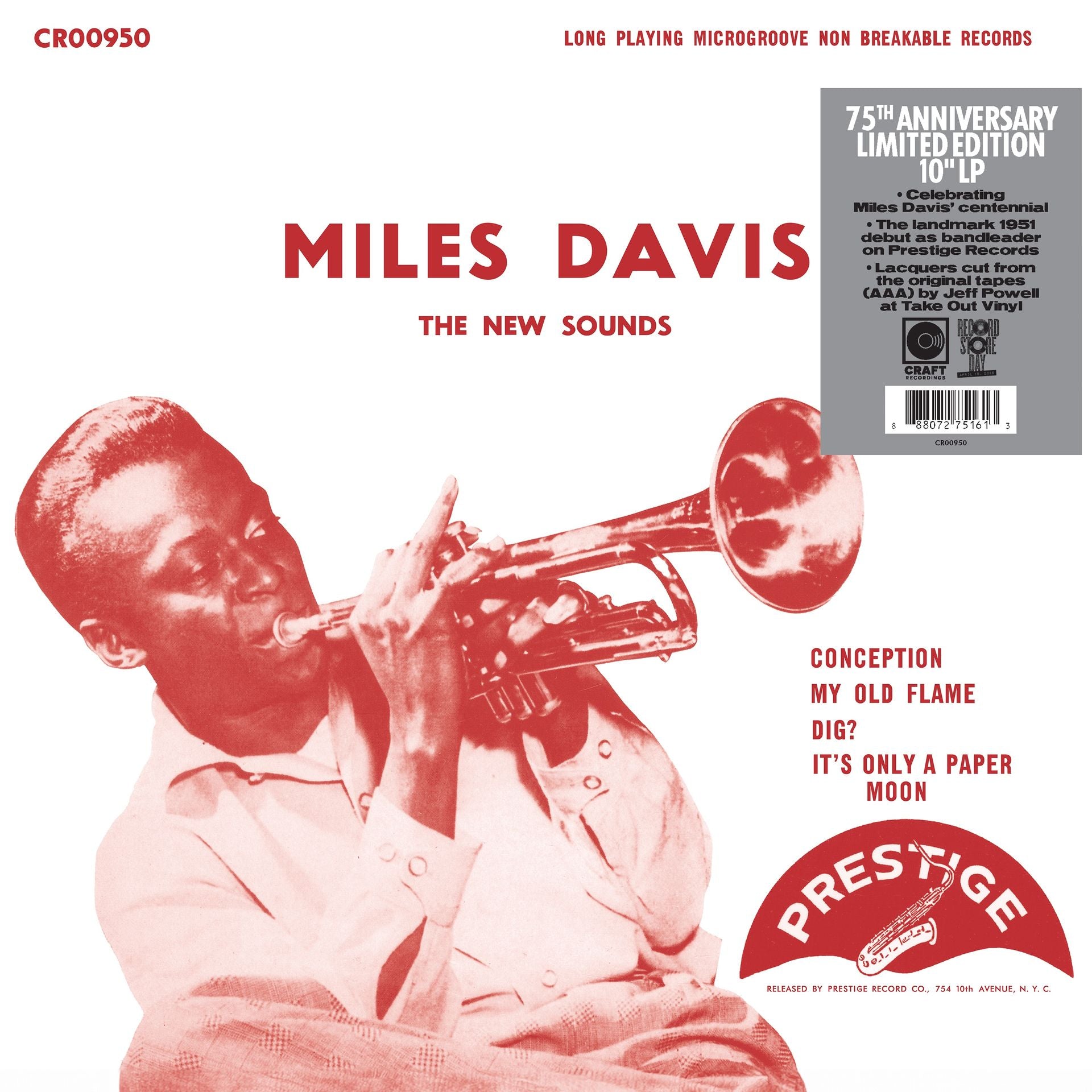 Miles Davis - The New Sounds (Mono 10") - RSD 2026 Product Image