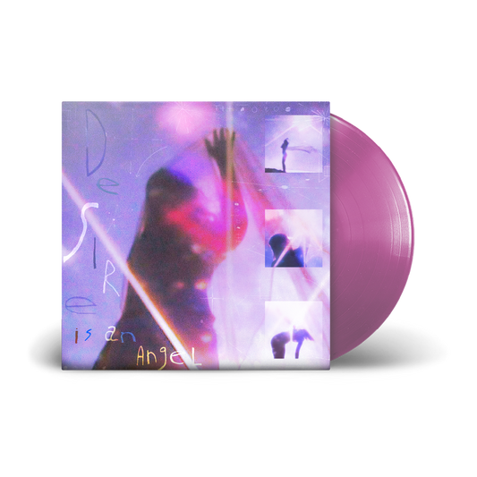 Asha Jefferies – Desire Is An Angel, violet vinyl packshot