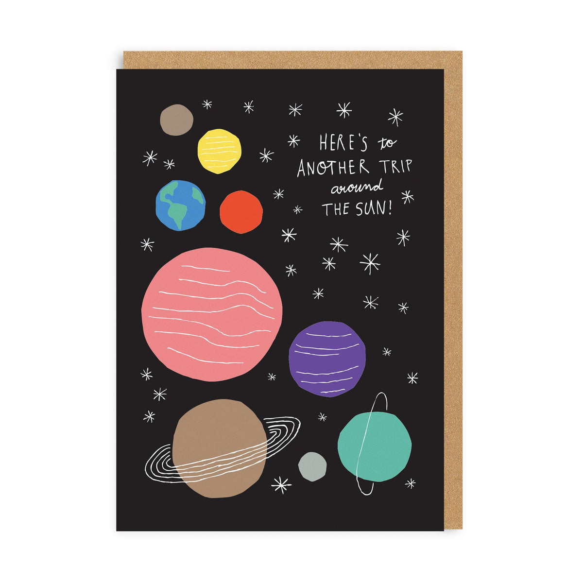 Around The Sun Birthday Card by Ohh Deer