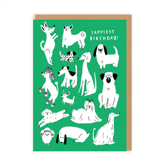 Yappy Birthday Greeting Card by Ohh Deer