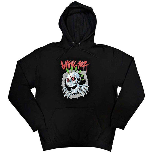 Blink 182 - Unisex Pullover Hoodie: Six Arrow Skull Product Image