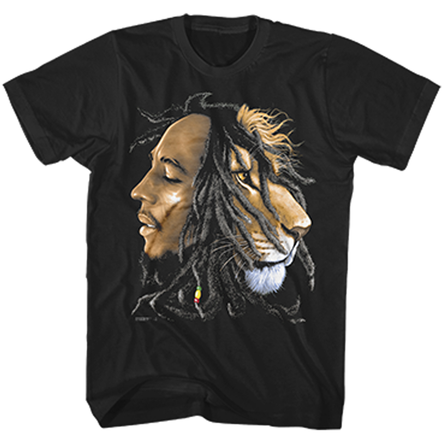 Bob Marley - Profile With Lion Tshirt Product Image