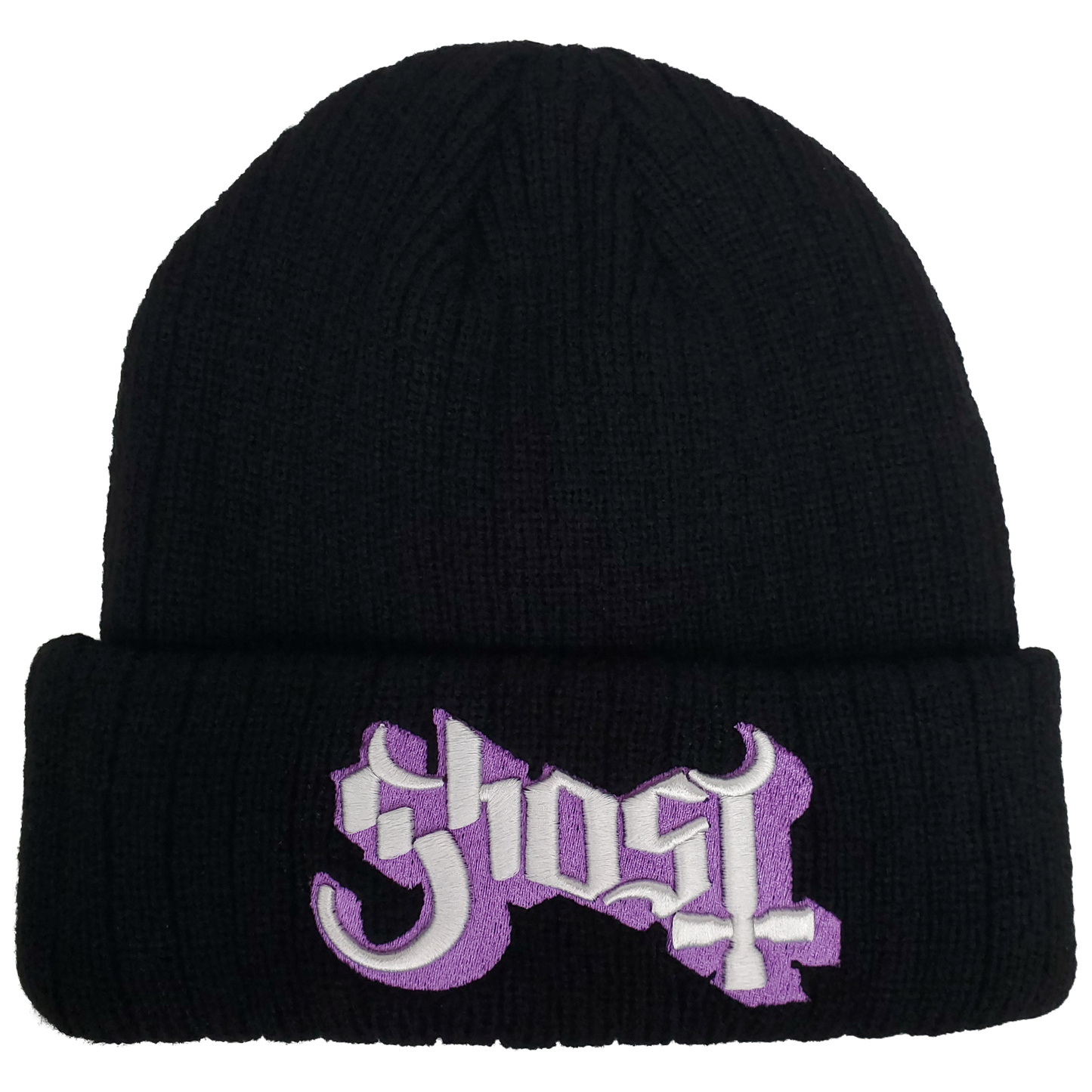 Ghost - Ghost 3d Embroidered Beanie Osfa Black Product Image