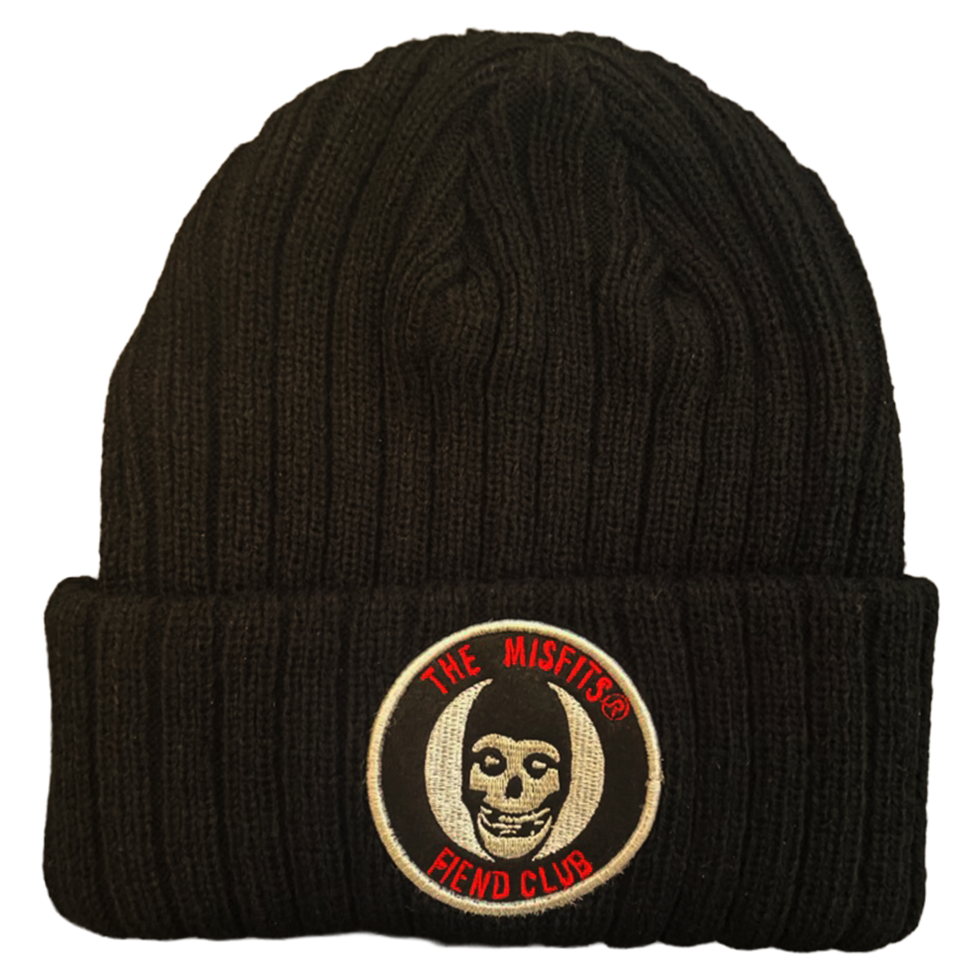 Misfits Logo - Patch Beanie Osfa Black Product Image