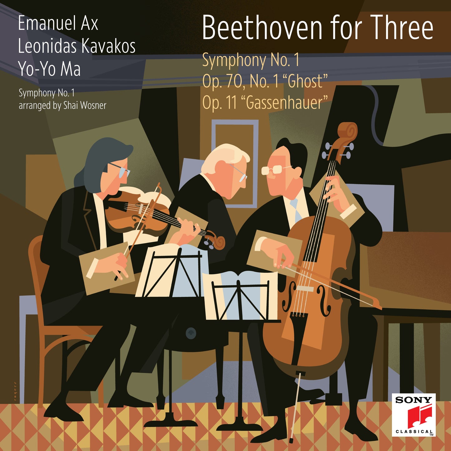Beethoven for Three: Symphony No. 1 / Op. 70, No. 1 Ghost” / Op. 11 “Gassenhauer