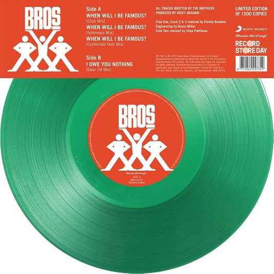 When Will I Be Famous? / I Owe You Nothing - Remixes