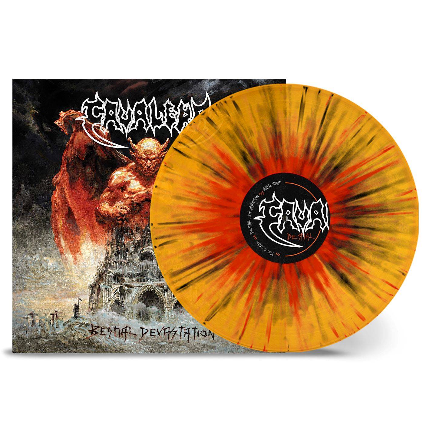 Cavalera - Bestial Devastation LP (Transparent Black Red Splatter Vinyl).jpg
