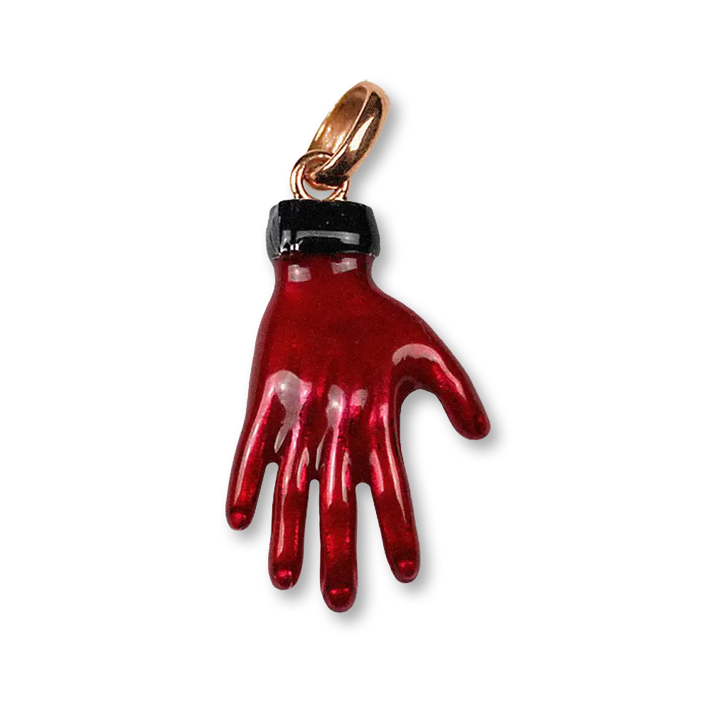Red Hand Charm