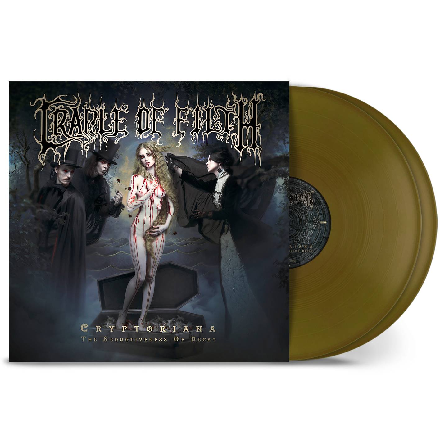Cradle Of Filth - Cryptoriana - The Seductiveness Of Decay 2LP (Gold Vinyl).jpg