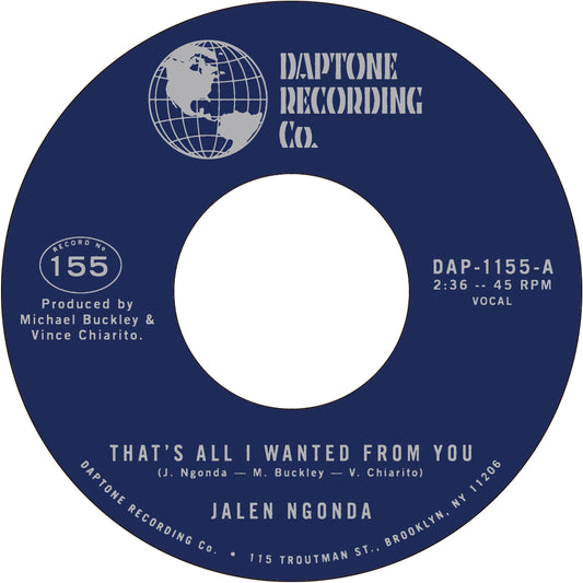 That’s All I Wanted From You / So Glad I Found You