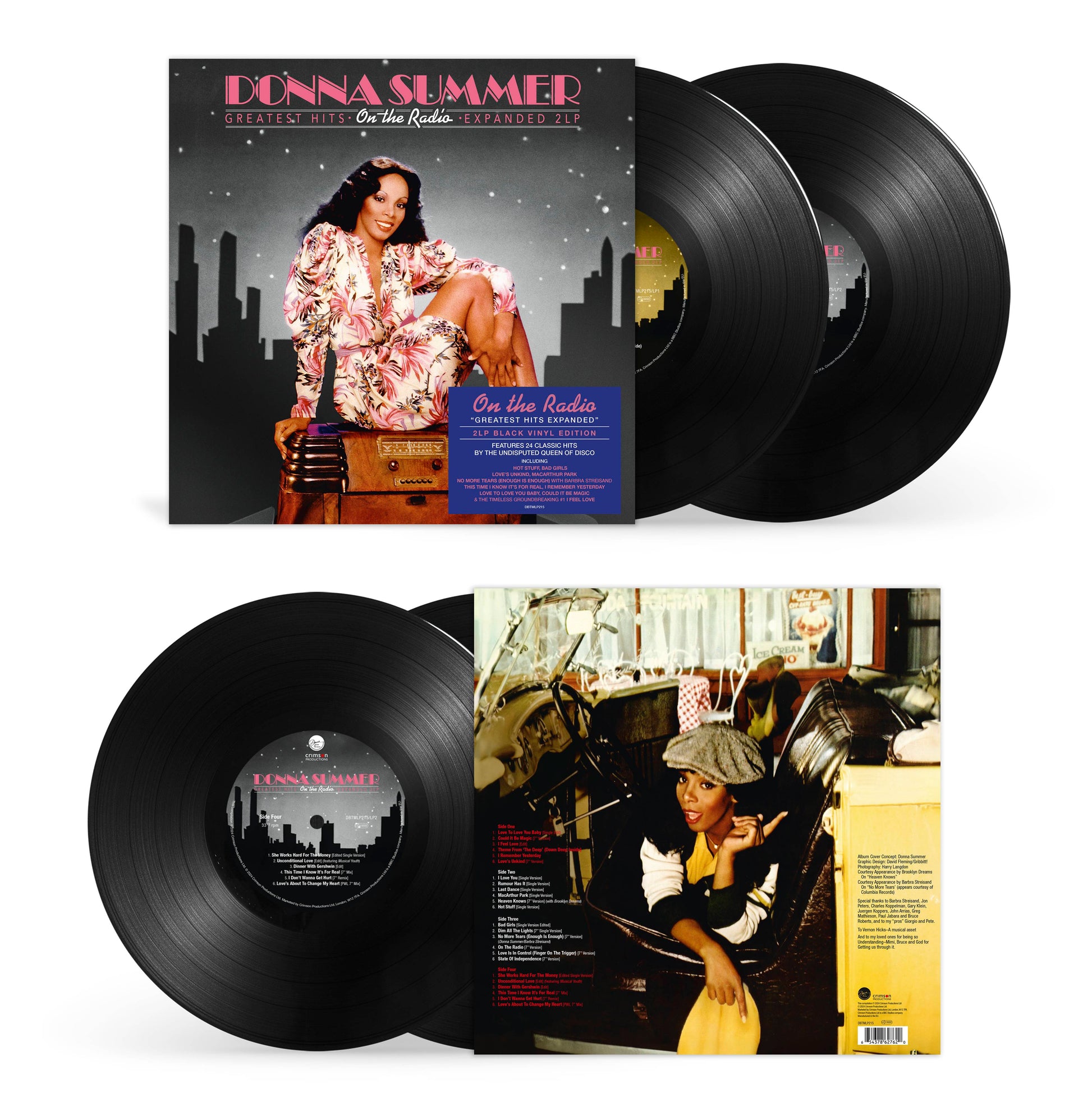 DBTMLP215-DonnaSummer_OnTheRadio_2LP_3D+Sticker.jpg