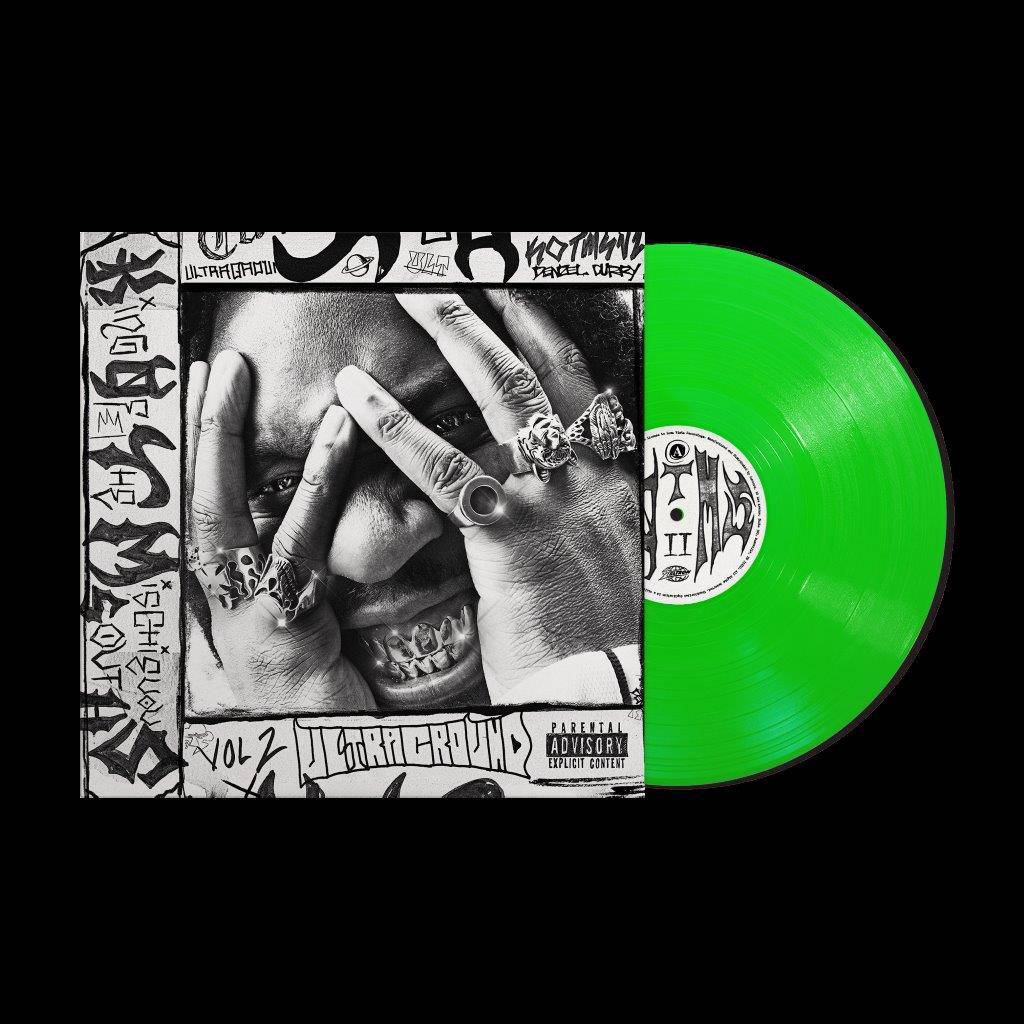 DenzelCurry_KingOfTheMischievousSouth_LP_Mock_International1-NeonGreen.jpg