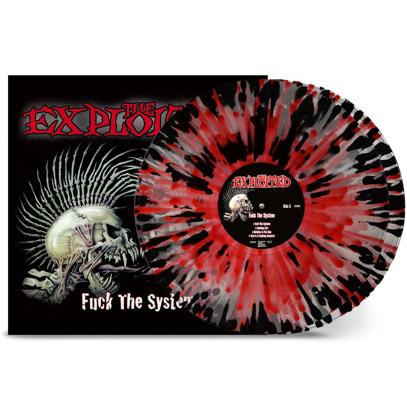 Exploited - Fuck The System 2LP (Clear Red Black Splatter Vinyl).jpg