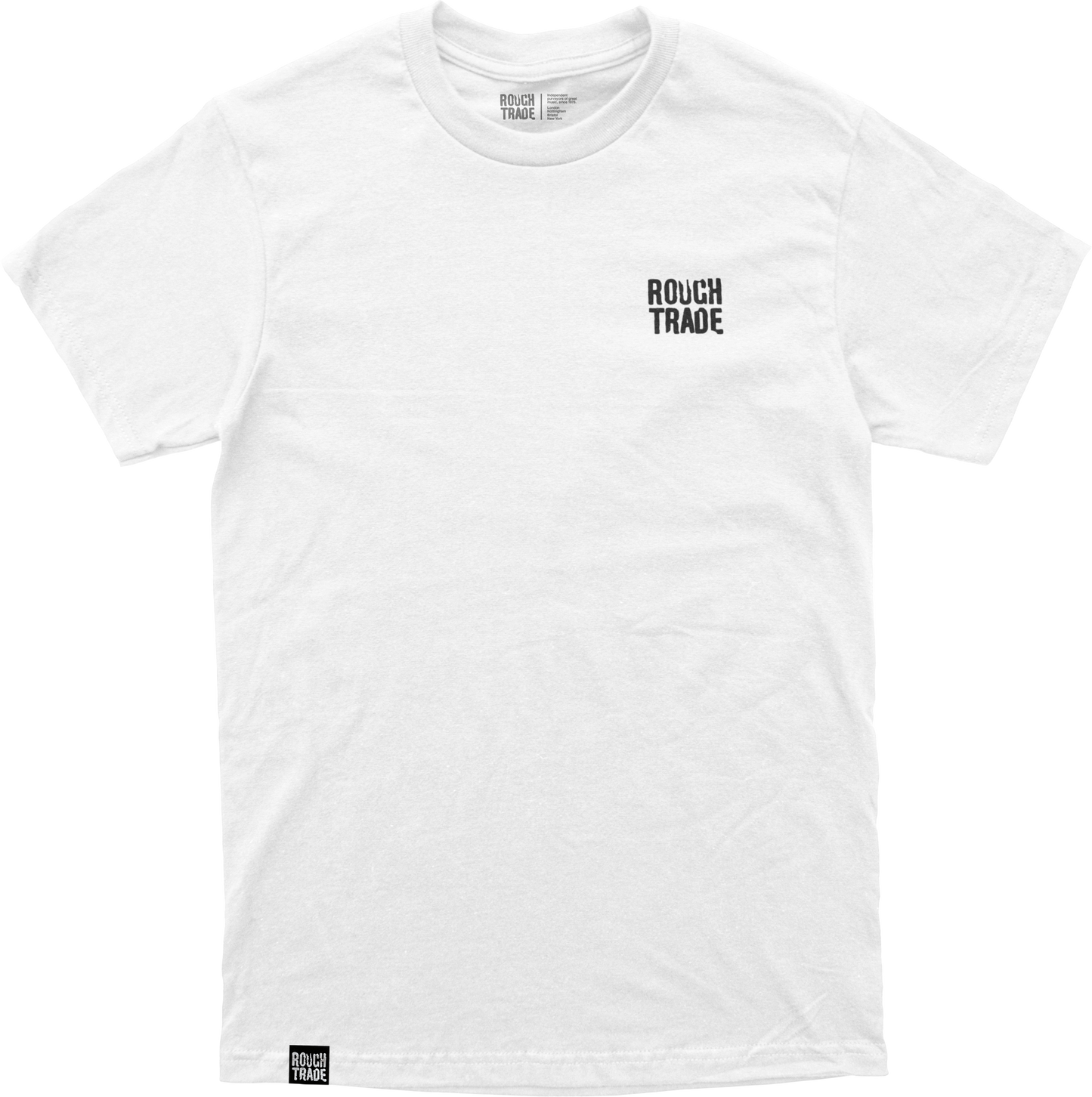 Rough Trade 'Classic' logo - T-Shirt - White