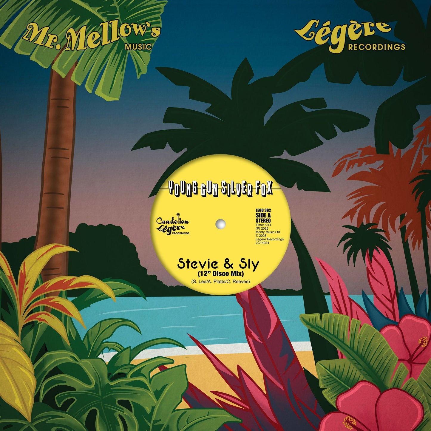 Young Gun Silver Fox - Pleasure (Extended 12" Mixes) - RSD Black Friday 2025 Product Image
