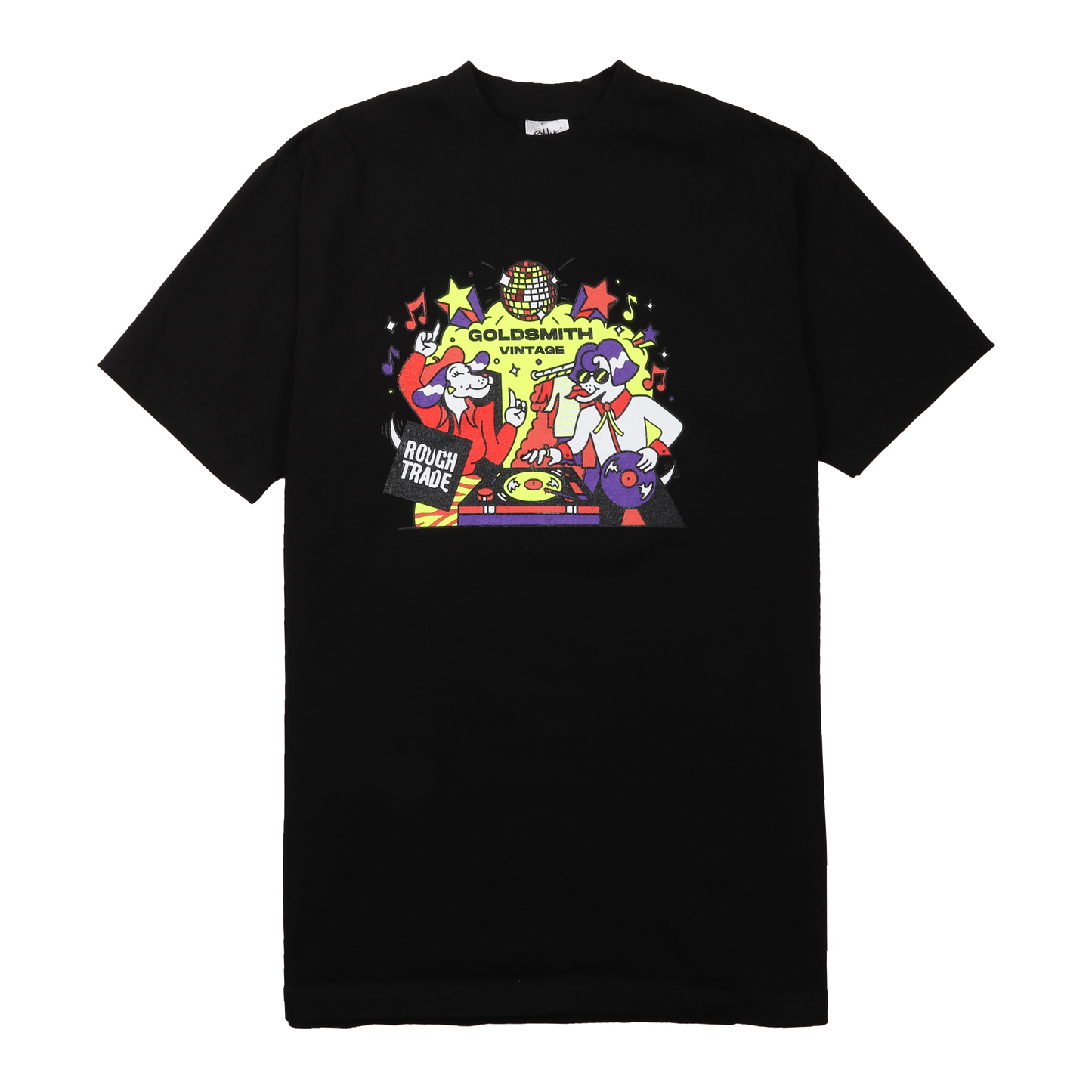 Goldsmith Vintage x Rough Trade - T Shirt - Black
