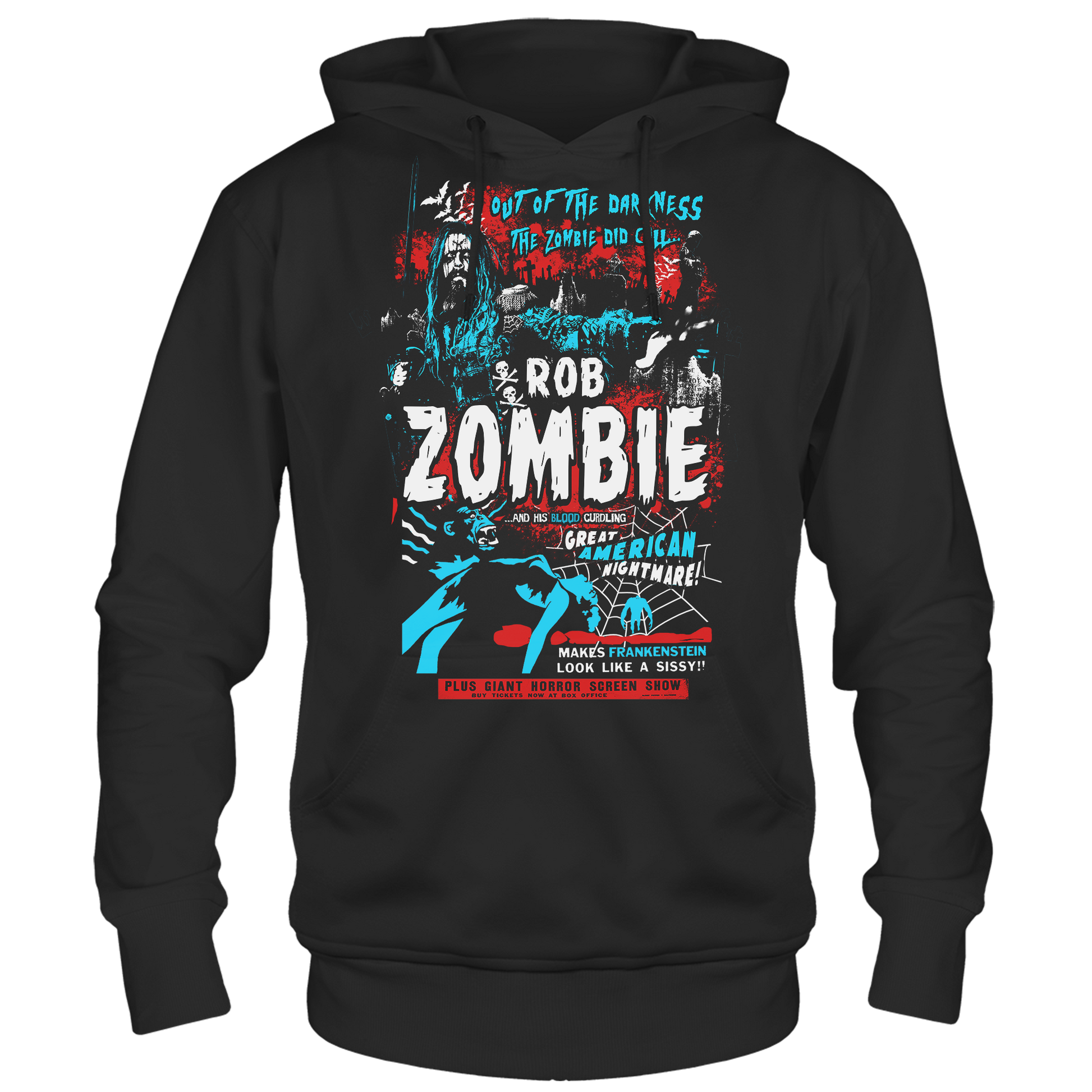 Rob Zombie - Into Darkness Hoodie Black Product Image
