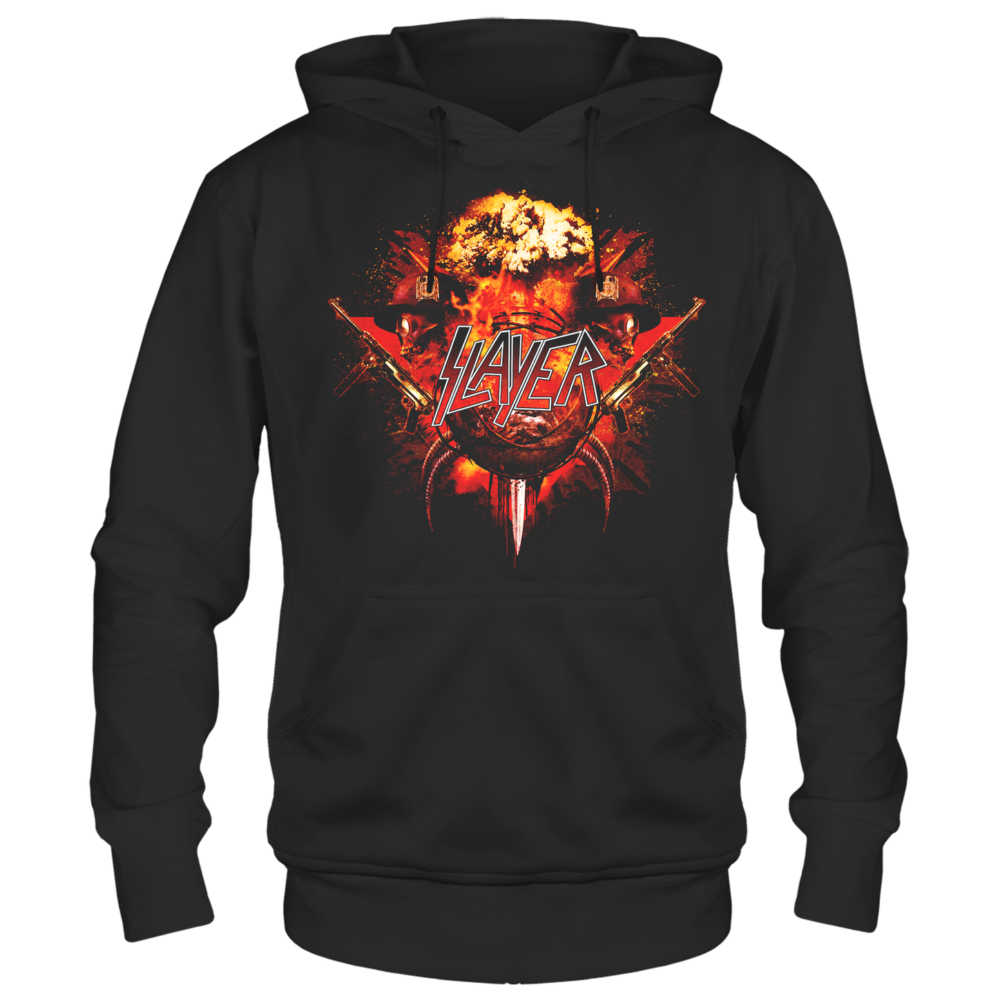 Slayer - Destroy/gold Eagle Hoodie Product Image