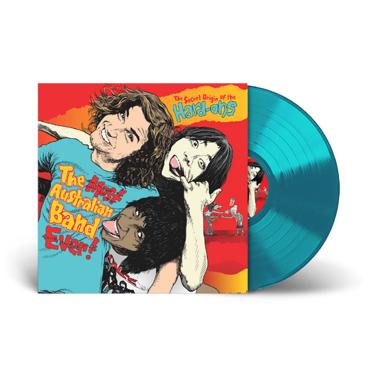 Hard-Ons – The Most Australian Band Ever!, translucent teal vinyl packshot