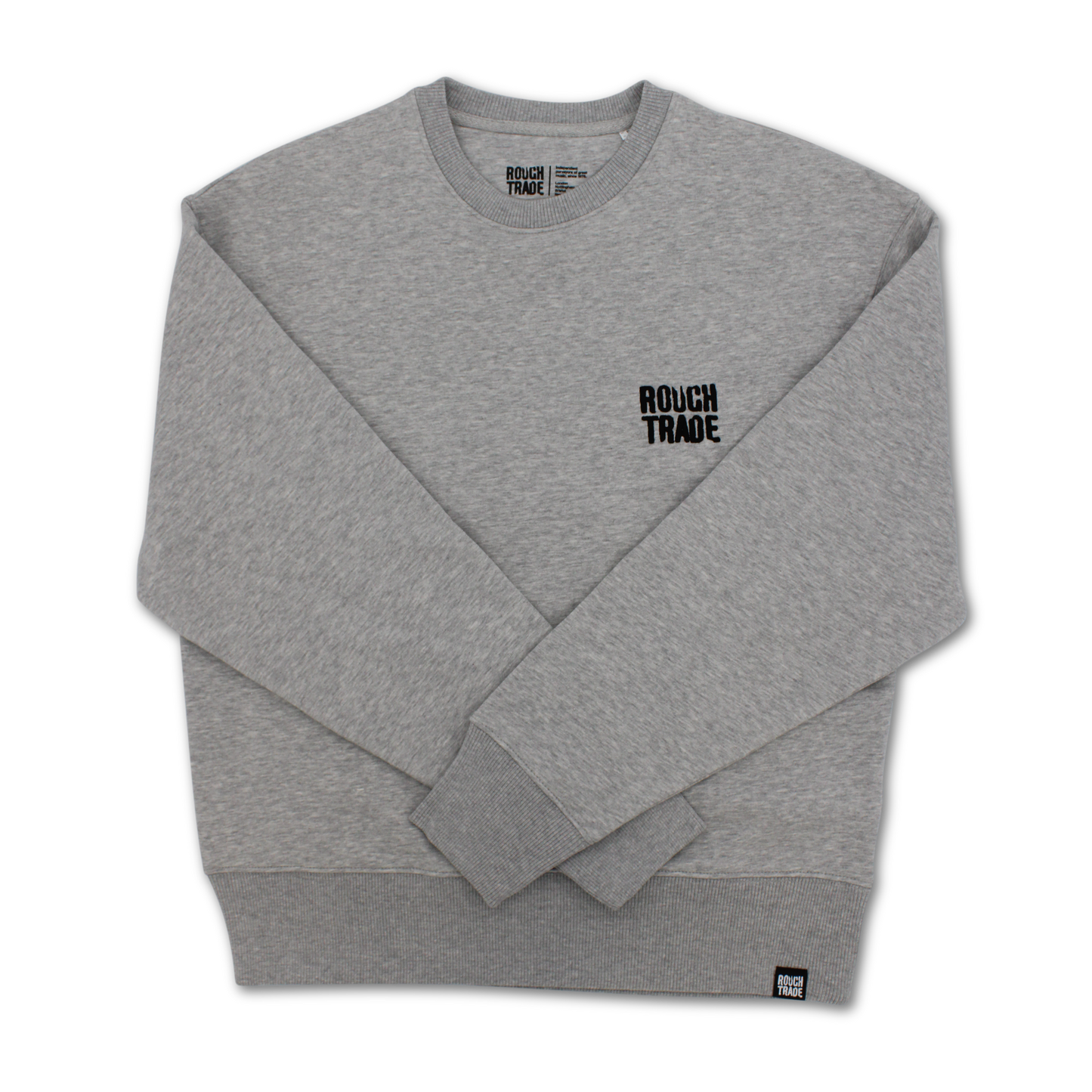Rough Trade 'Classic' - Embroidered Sweatshirt - Grey