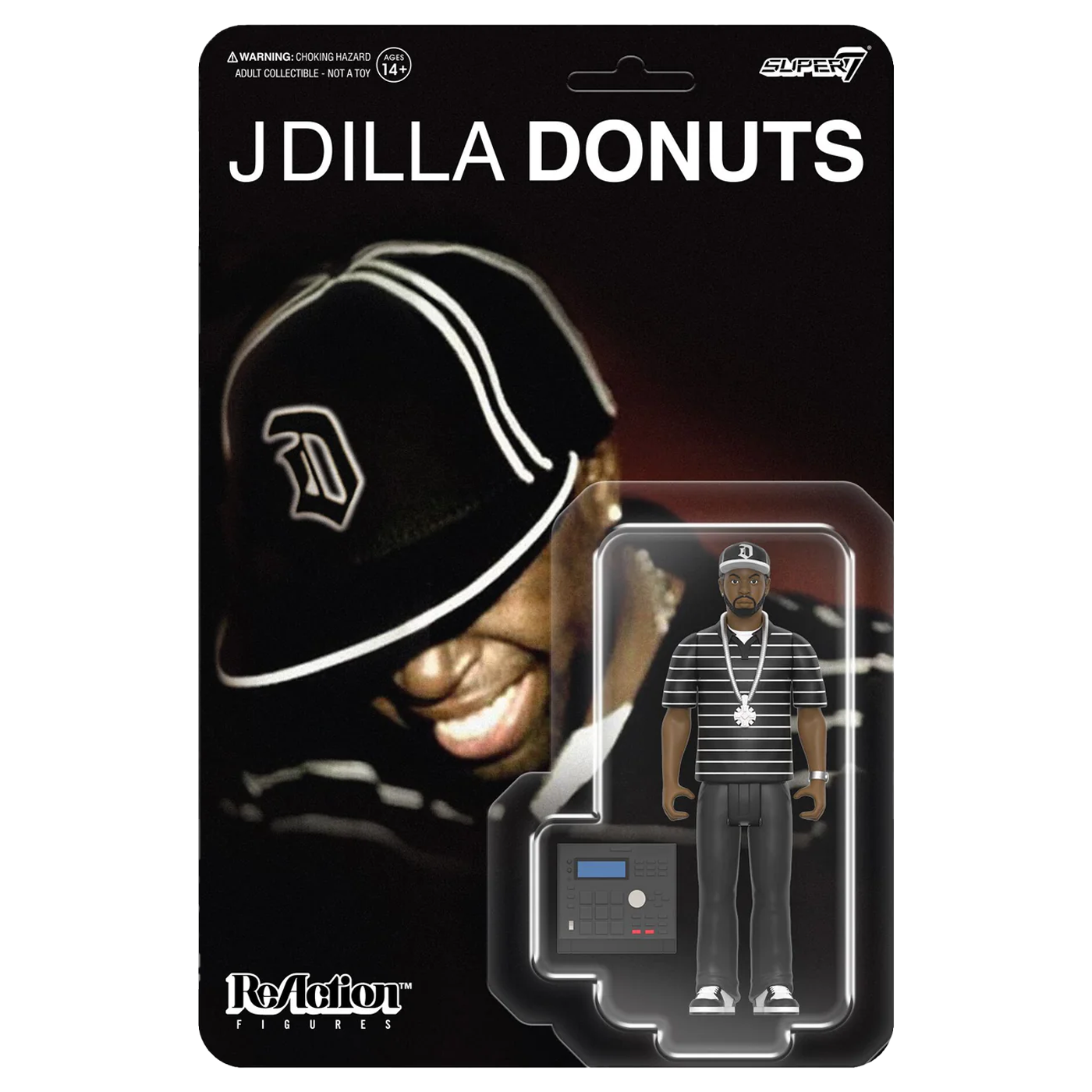 ReAction Figures Wave 1 J Dilla (Donuts - Smile Album Cover)