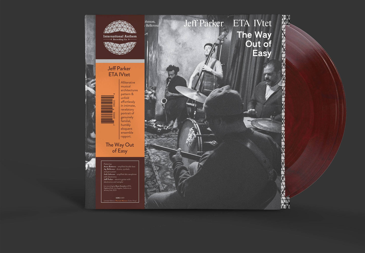 Jeff Parker and ETA IVtet - The Way Out Of Easy - IARC89LPI - Packshot.jpg
