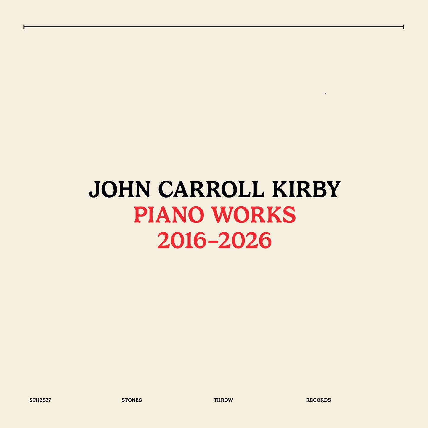 Piano Works 2016-2026