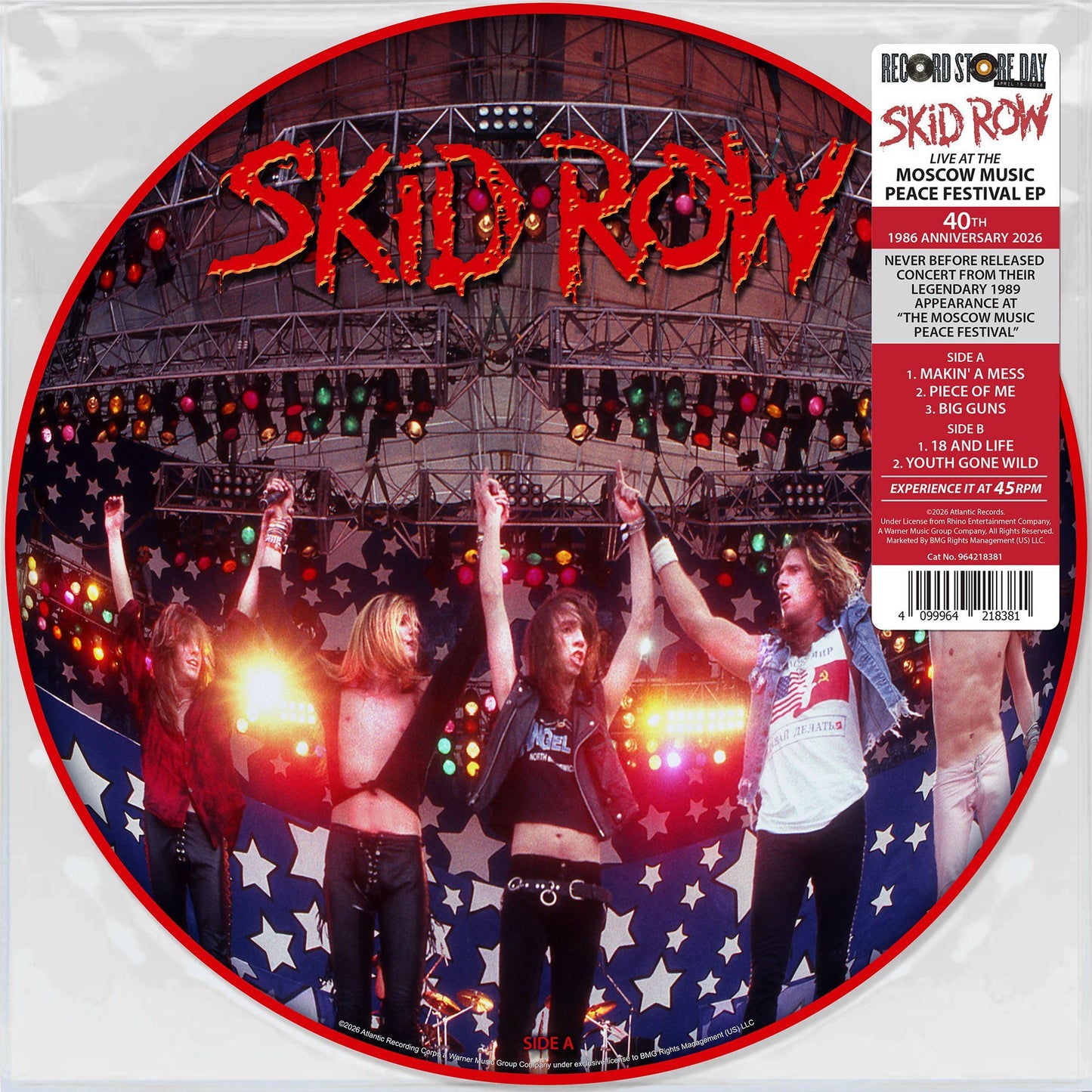 Skid Row - Live at the Moscow Music Peace Festival - RSD 2026 Product Image