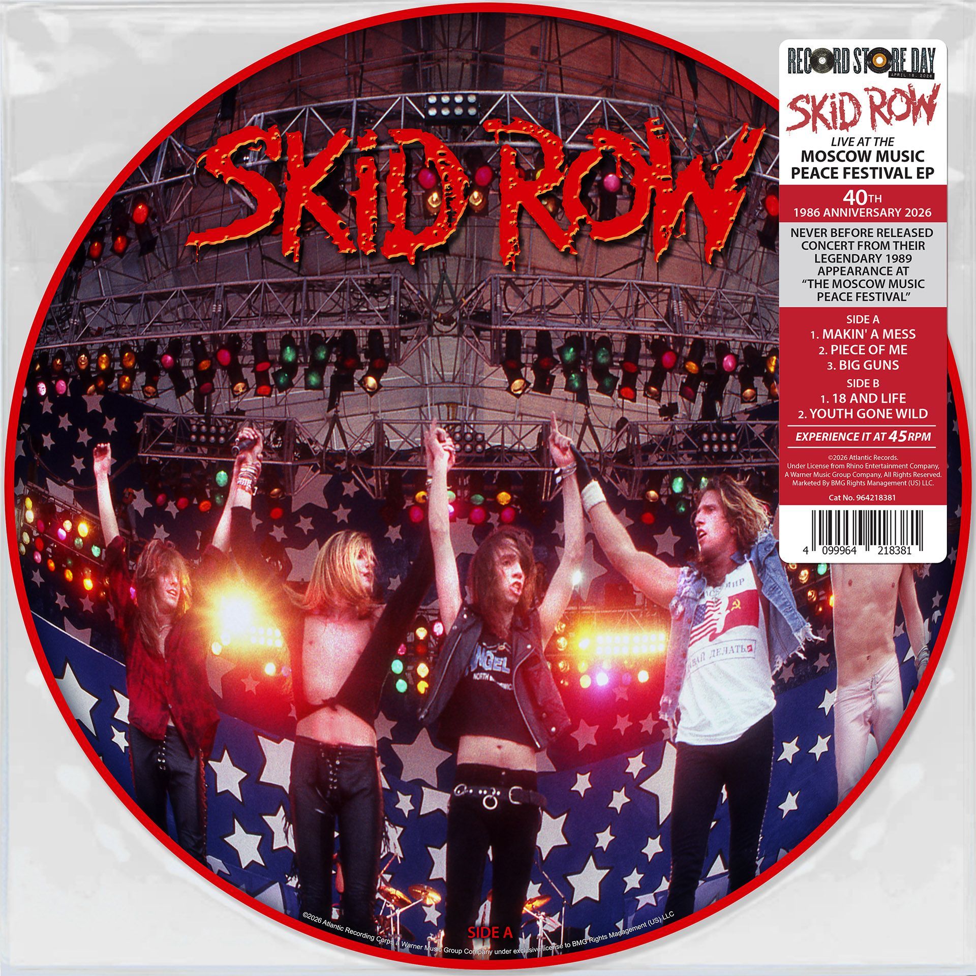 Skid Row - Live at the Moscow Music Peace Festival - RSD 2026 Product Image