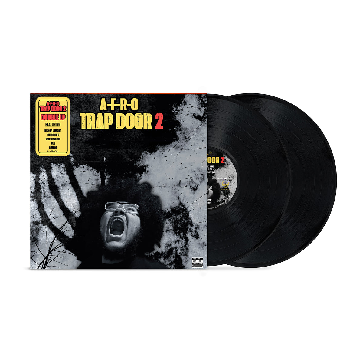 A-F-R-O - Trap Door 2 2LP - Black packshot