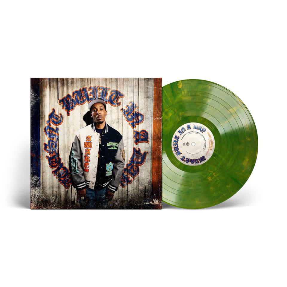 Rome Streetz - Wasn't Built In A Day LP - Gold / Emerald Swirl packshot