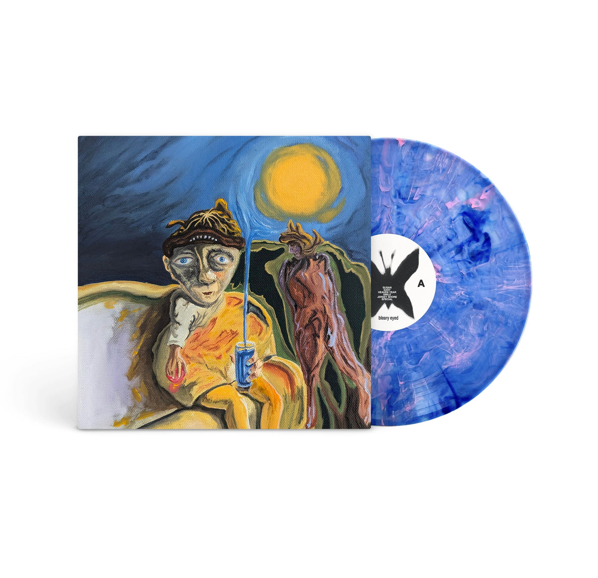 Bleary Eyed – Easy, Blue & Pink Swirl LP packshot