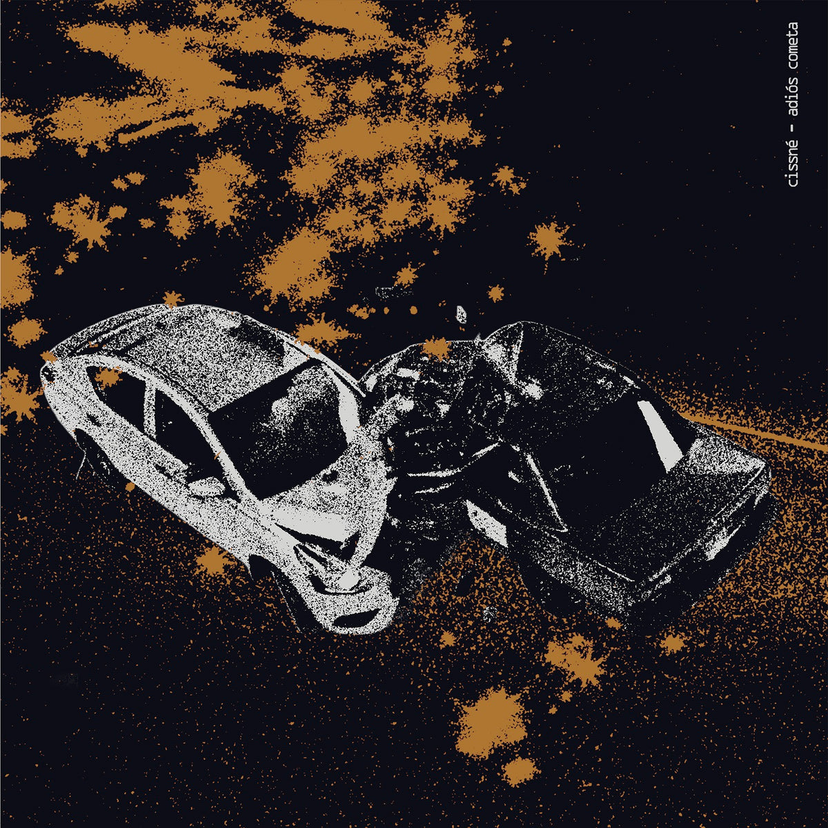 Cissne/Adios Cometa - Split 7" cover artwork