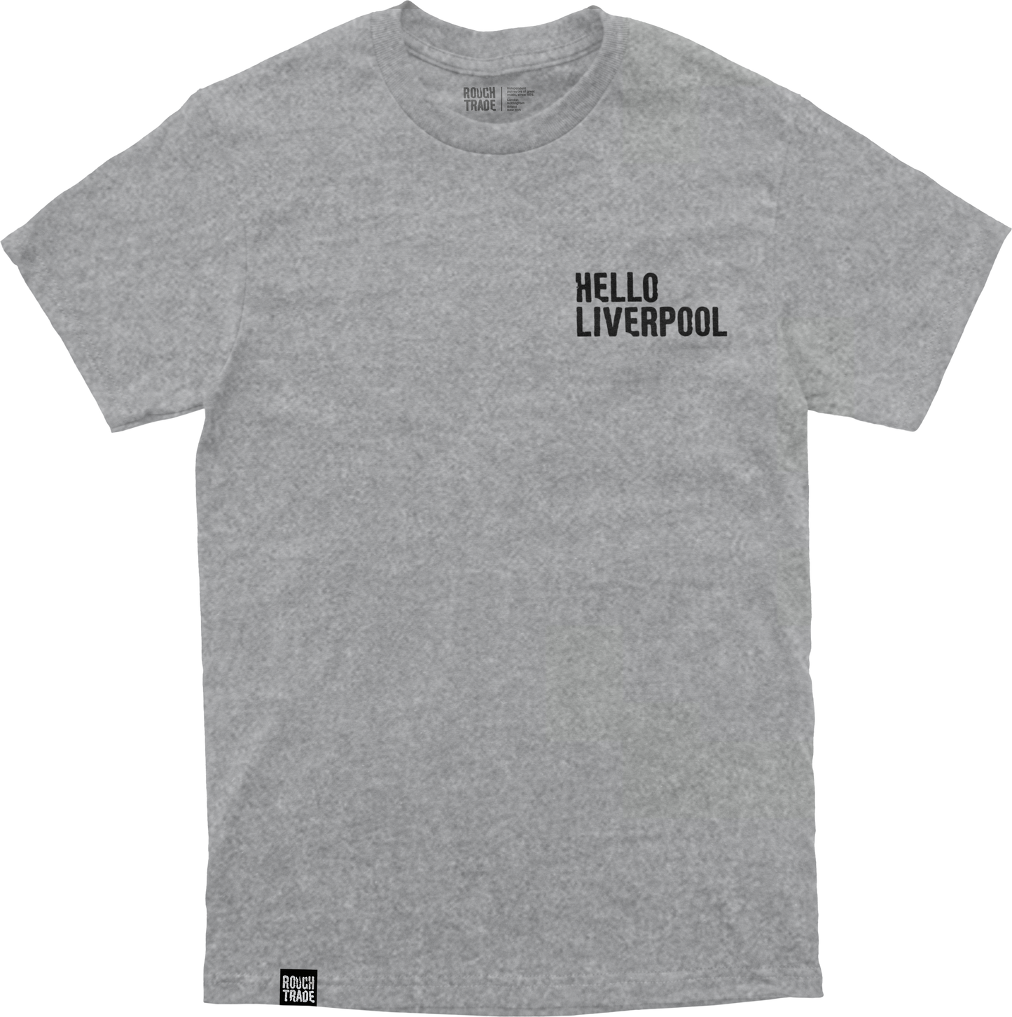 Rough Trade 'Hello Liverpool' T-Shirt - Heather Grey