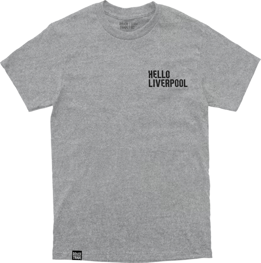 Rough Trade 'Hello Liverpool' T-Shirt - Heather Grey