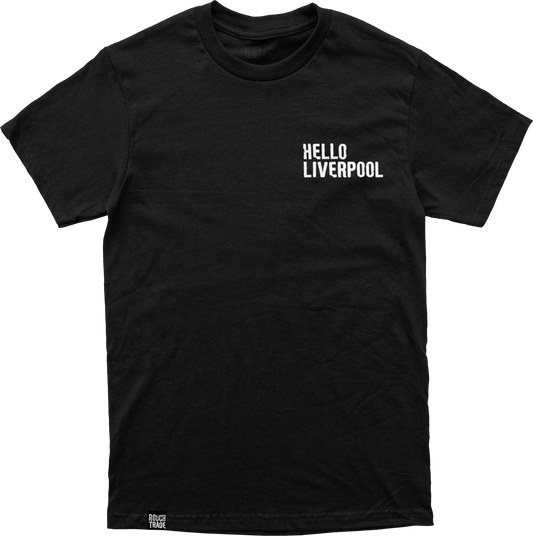 Rough Trade 'Hello Liverpool' T-Shirt - Black