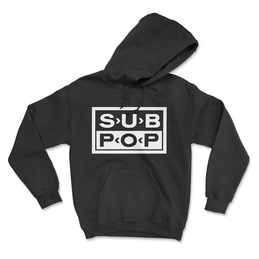 Sub Pop Logo Black Pullover Hoodie