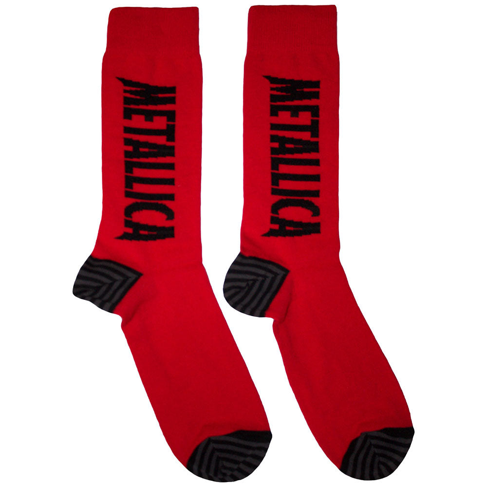 Metallica - Unisex Ankle Socks: Stressed Logo Product Image