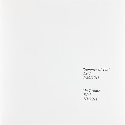 Summer of Ten / Je T’Aime