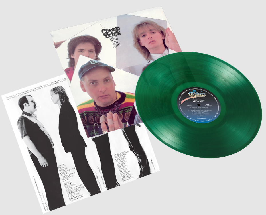 Cheap Trick – One On One – Translucent Green vinyl packshot