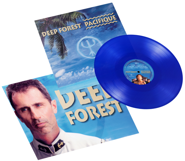 Deep Forest – Pacifique – Translucent Blue vinyl packshot