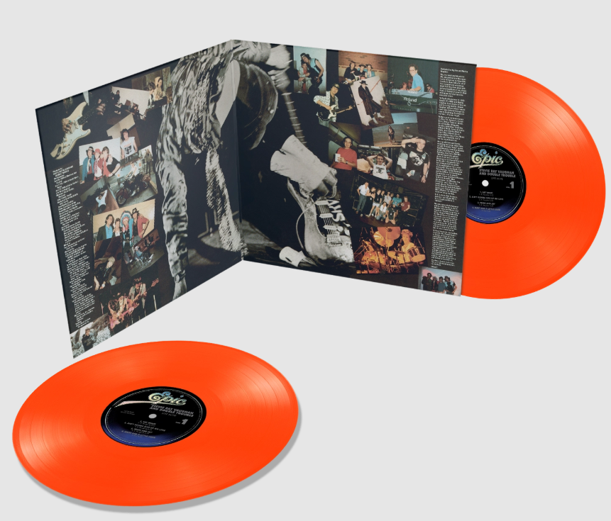 Stevie Ray Vaughan – Live Alive – Orange vinyl packshot