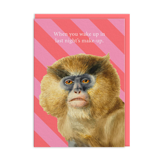 Last Night's Make Up Greeting Card by Ohh Deer