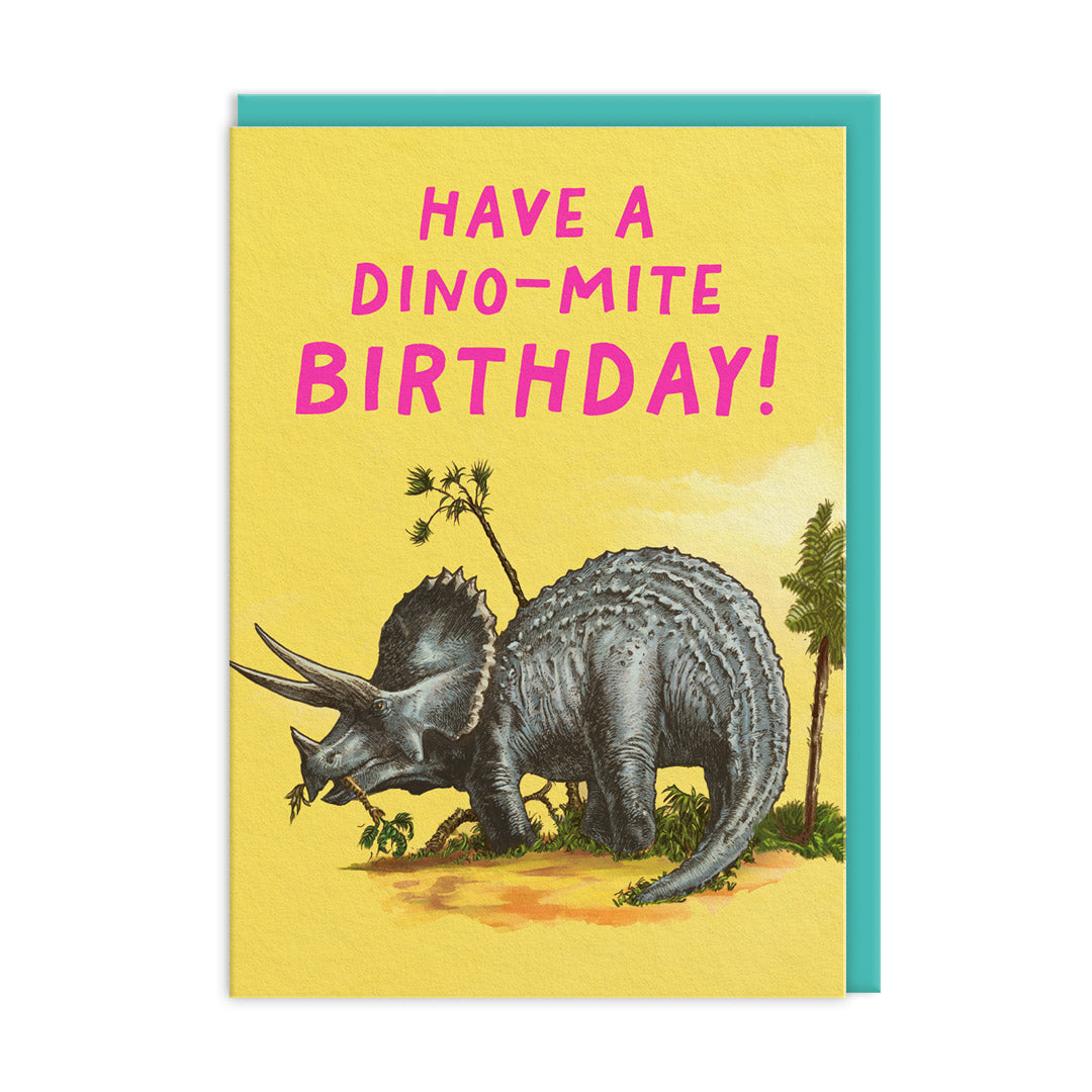 Triceratops Greeting Card by Ohh Deer