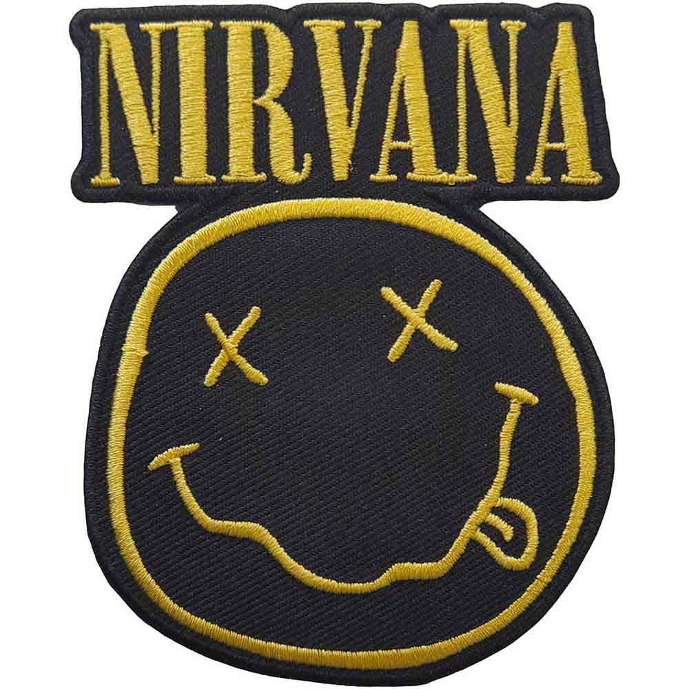 Nirvana Logo and Happy Face Patch