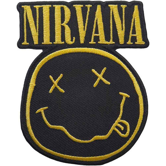 Nirvana Logo and Happy Face Patch