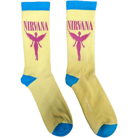 Nirvana Angelic Yellow Unisex Terry Socks