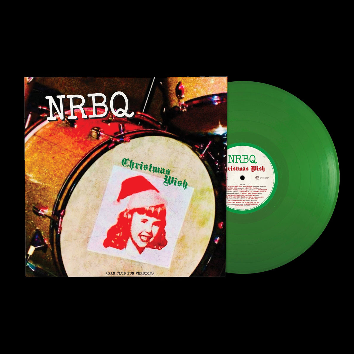NRBQ – Christmas Wish green vinyl packshot