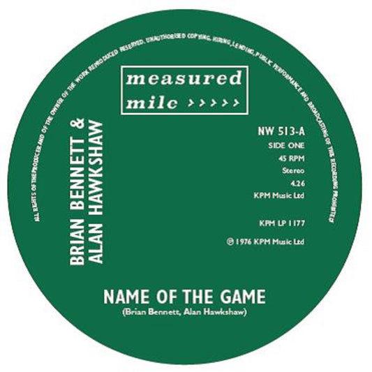 Name of the Game / Cofunktion